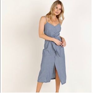 LACAUSA Bluebell Button Down Dress